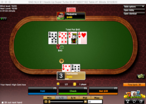 888Poker Table